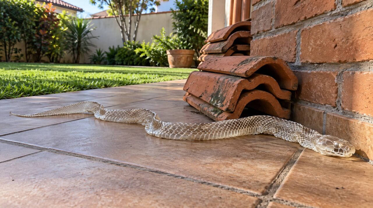 Como saber se há uma cobra em sua casa? Os amigos das serpentes compartilharam uma dica simples
