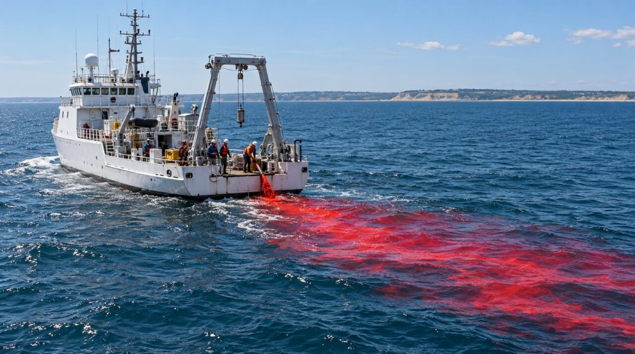 Em 2018, cientistas bombearam 75 kg de corante vermelho no Atlântico, ao largo de Martha’s Vineyard; ao longo de 36 horas, eles descobriram que a mistura dentro da camada superficial era cerca de 140 vezes mais forte do que na sua base