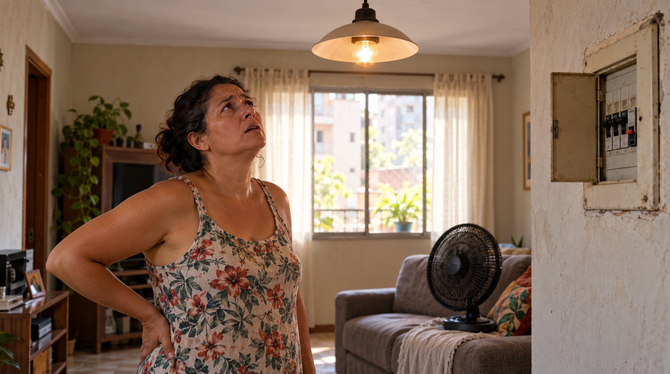 Luzes que perdem intensidade e disjuntores que desarmam são sinais de que a instalação antiga já está no limite