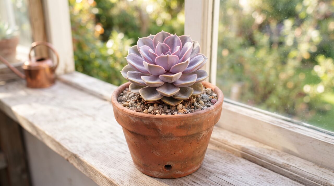 Como evitar e corrigir o estiolamento da echeveria ajustando a luz solar