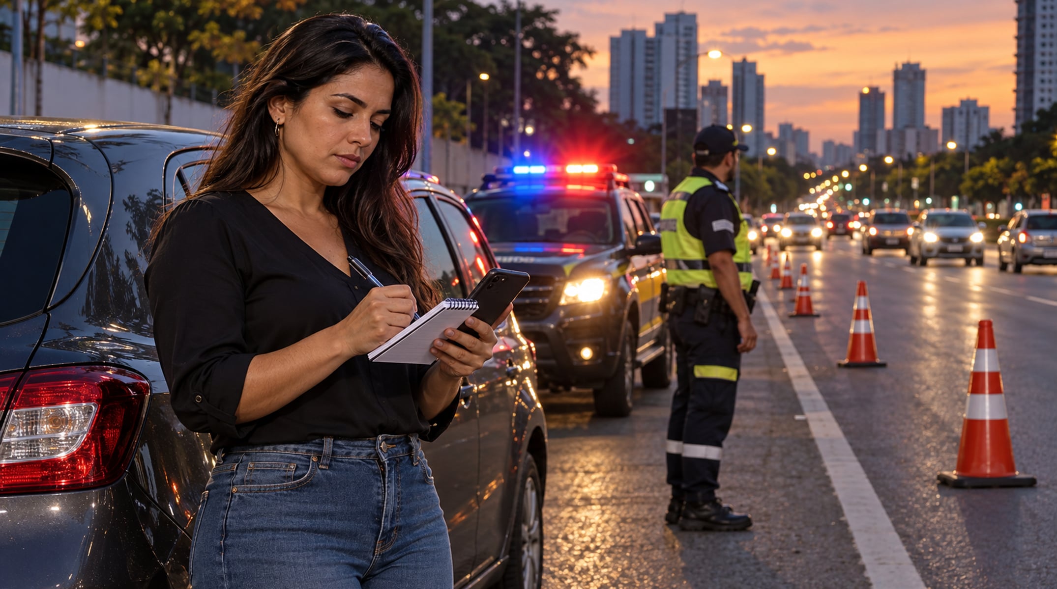 Se o policial insistir que a filmagem pare, o motorista deve manter a calma e anotar nome do agente, corporação, local e horário