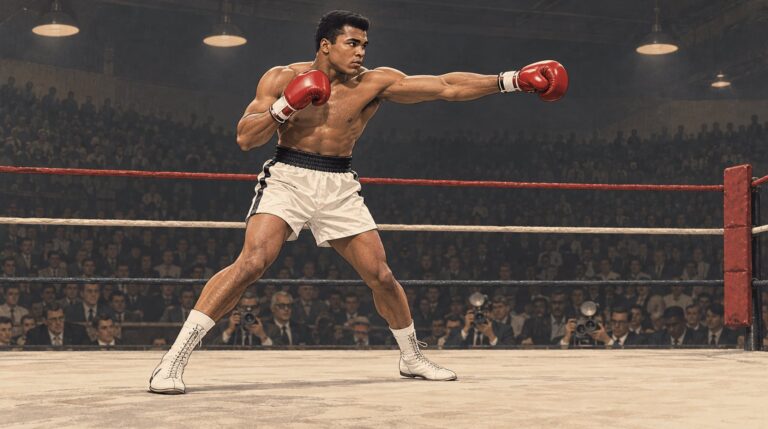 A frase associada a Muhammad Ali traduzia a combinação de mobilidade e velocidade de ataque no ringue