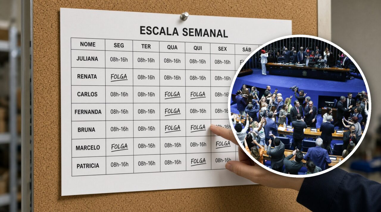 Fim da escala 6×1 tem data: a partir de 16 de dezembro, jornada cai para 42 horas com duas folgas