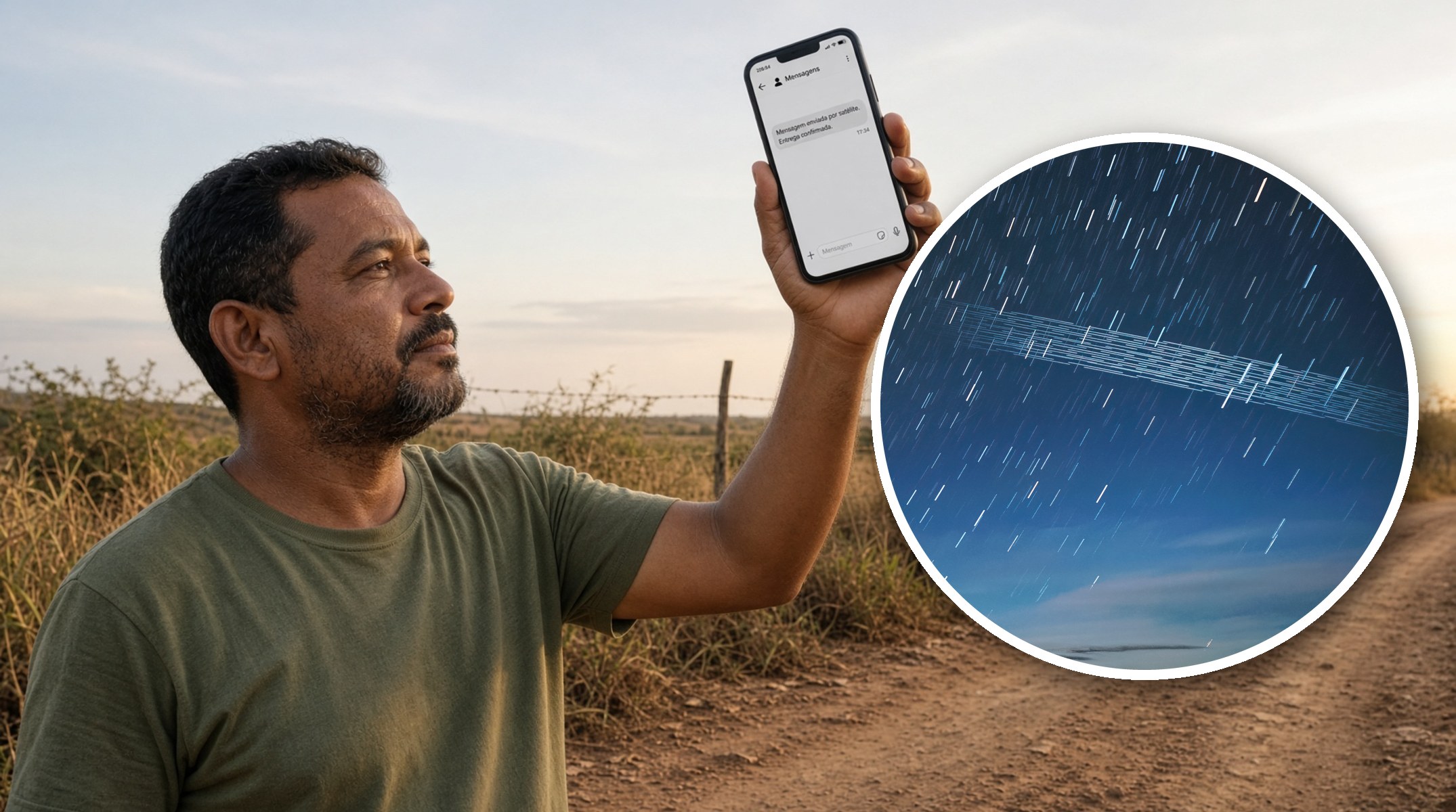 Celular comum passa a pegar satélite da Starlink na Vivo, sem antena e de graça por 12 meses
