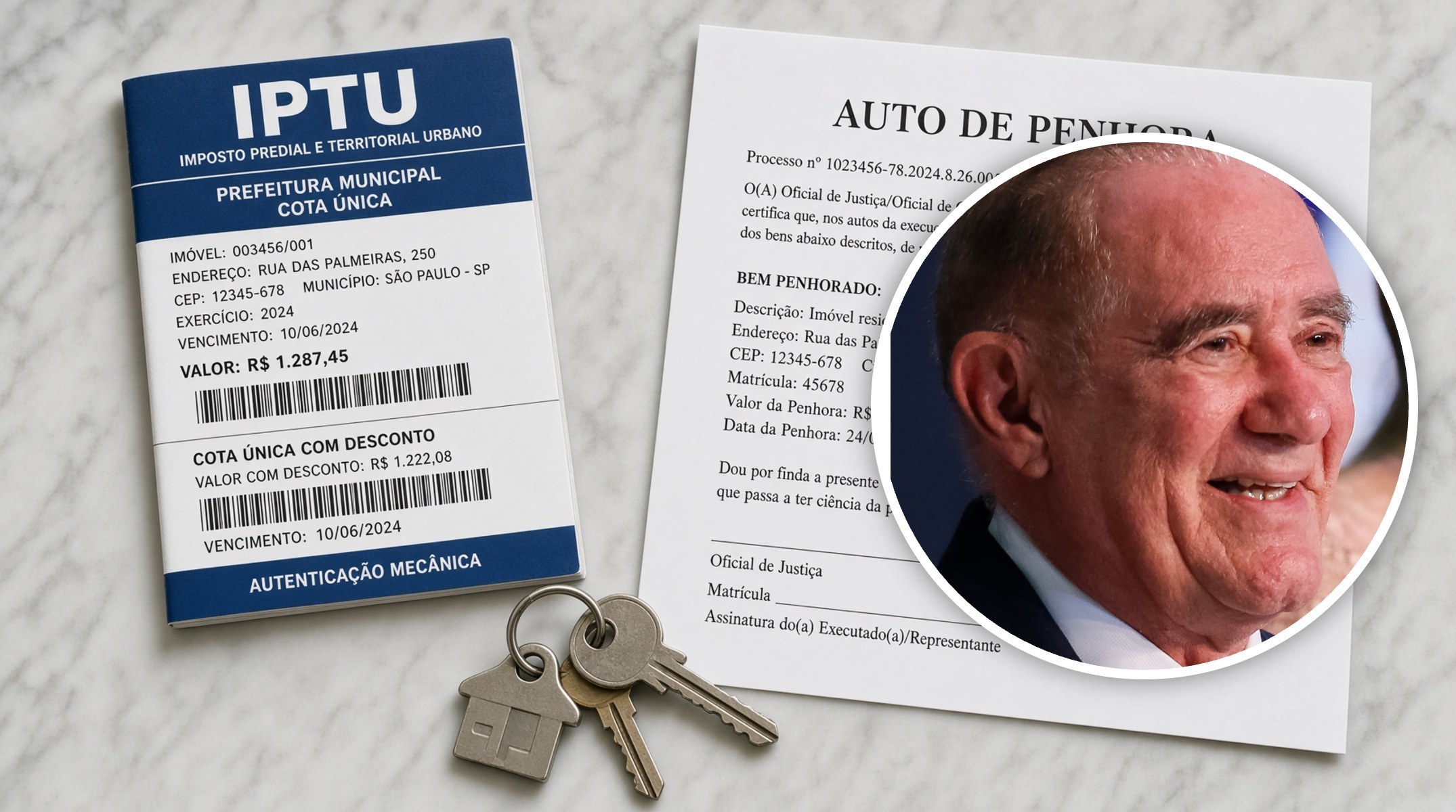 Renato Aragão, de 91 anos, tem mansão no Rio penhorada pela Justiça por R$ 676 mil de IPTU
