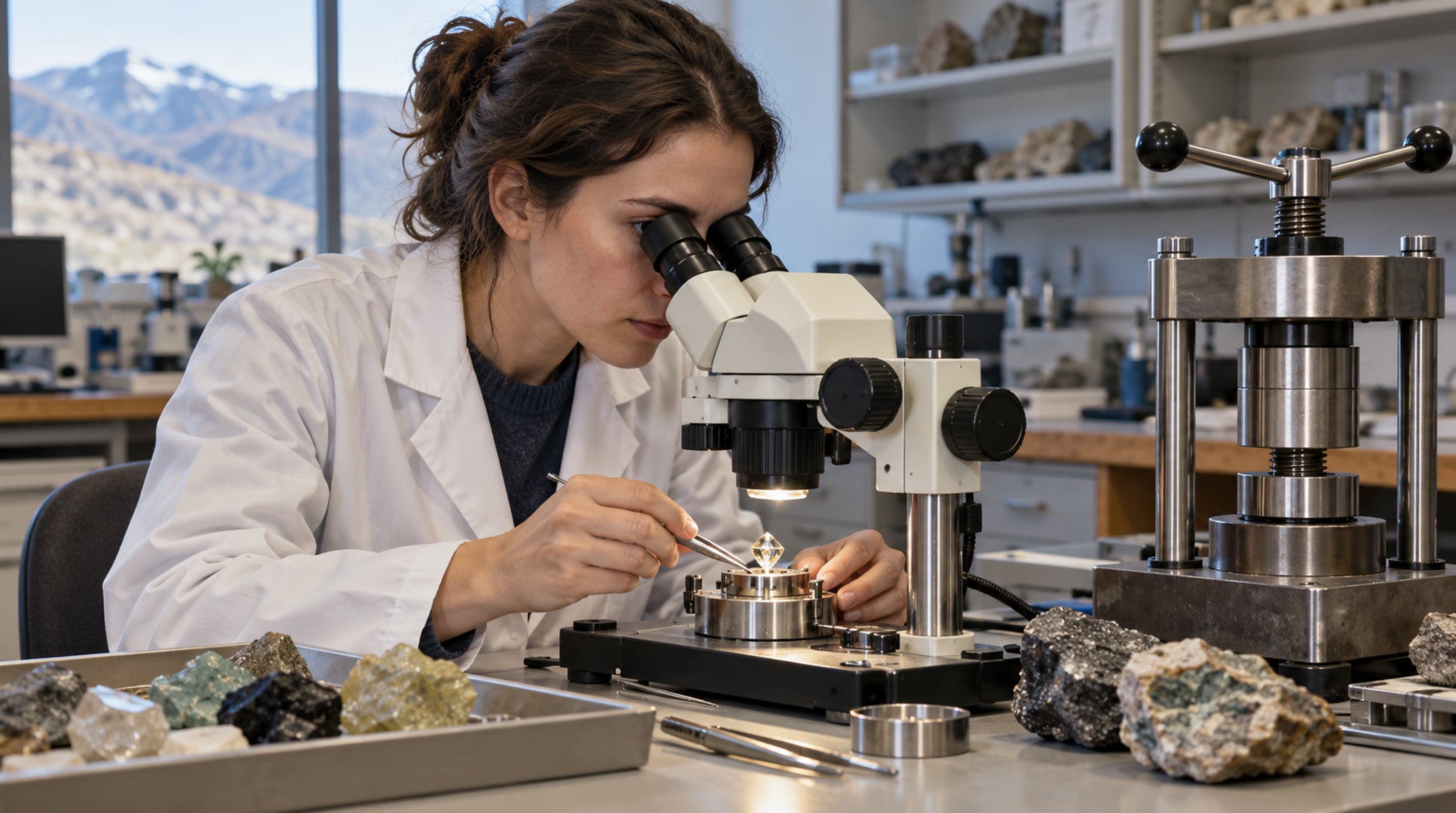 A ringwoodita armazena água como grupos hidroxila ligados à sua estrutura cristalina