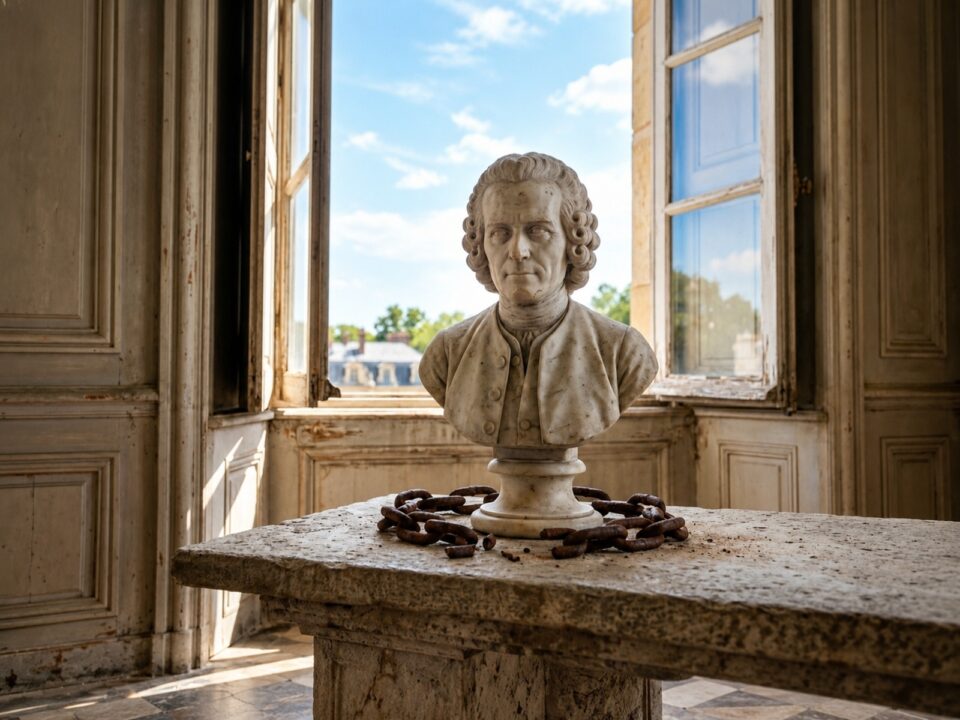 Frase do dia de Jean-Jacques Rousseau: “O homem nasce livre, mas por toda parte encontra-se acorrentado.” A reflexão sobre como as regras da sociedade influenciam nossas escolhas e transformam a maneira como vivemos