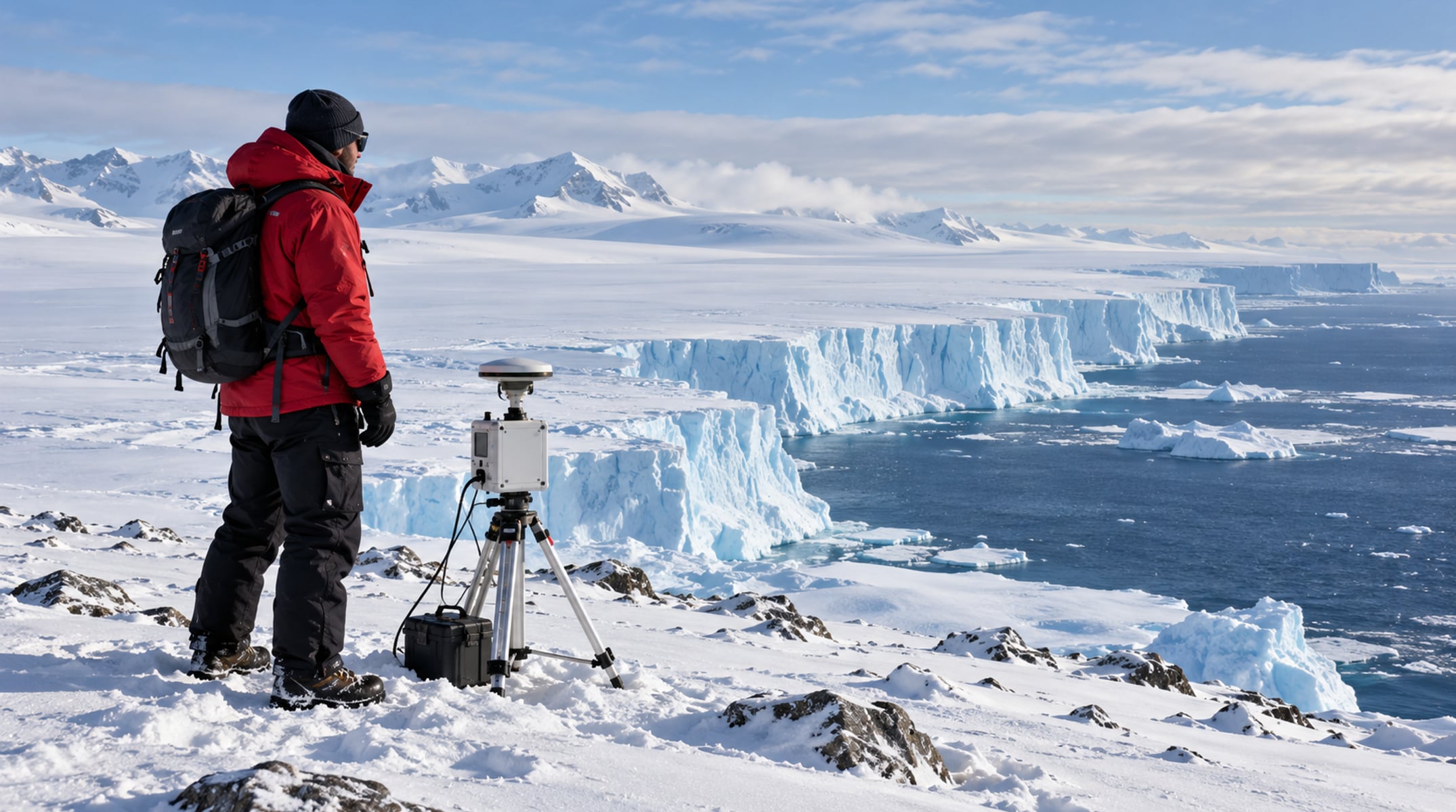 A circulação da água subglacial pode alterar o movimento do gelo e aperfeiçoar os modelos sobre o nível do mar