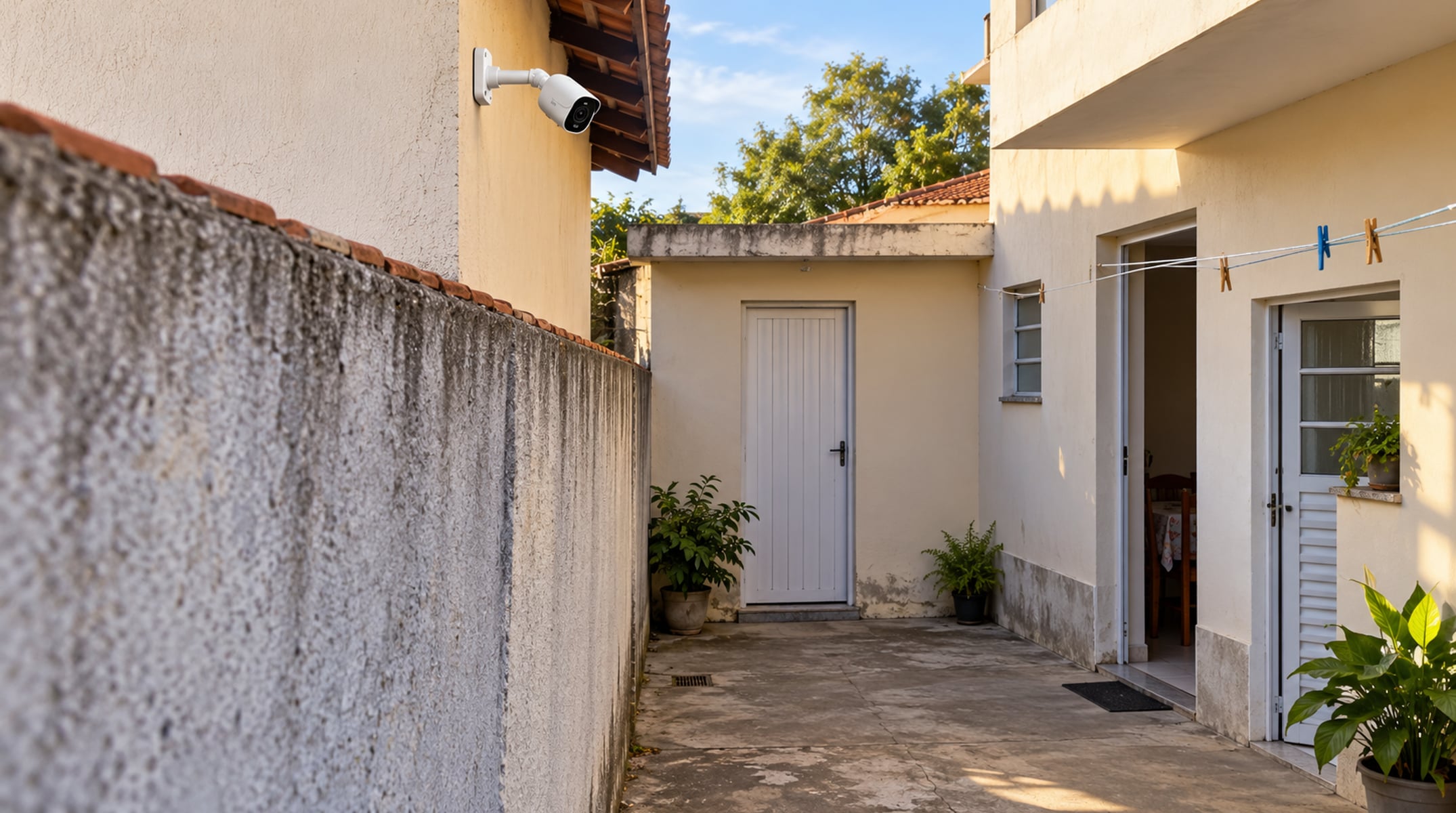 O ângulo da lente pode expor áreas privadas e alterar a rotina de quem mora ao lado